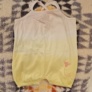 Nwot Burt's Bees Baby Ombre Romper with Bee Design